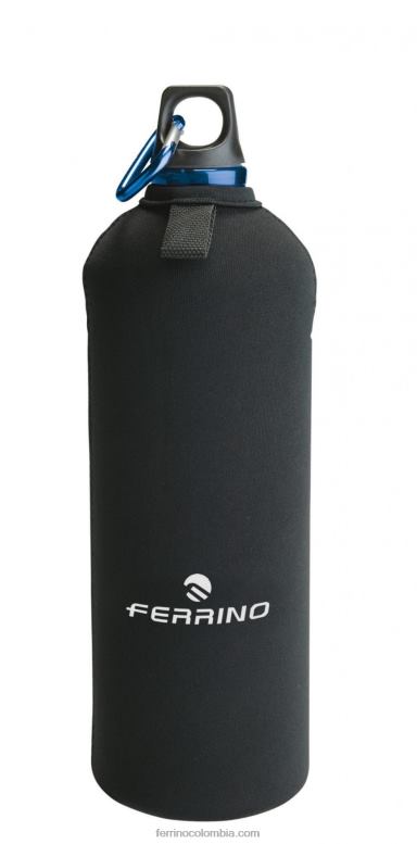 bebida de aluminio lt. 1 con bolsa de neopreno N2T8B650unisexo Ferrino
