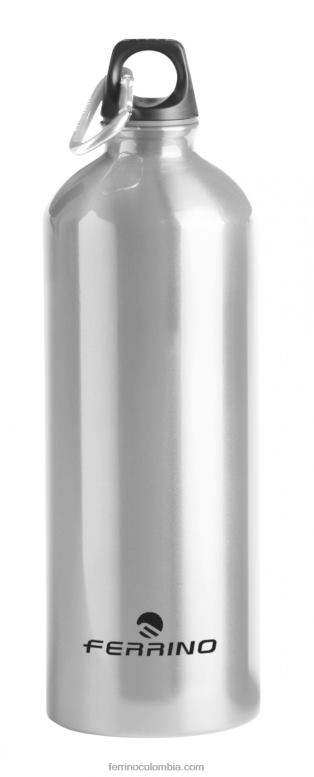 bebida de aluminio lt. 1 con bolsa de neopreno/cinturón de hombro N2T8B651unisexo Ferrino