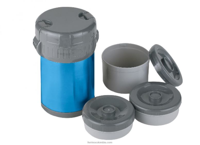 fiambrera inox con recipientes N2T8B669unisexo Ferrino