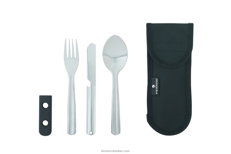 cubiertos plegables inox N2T8B662unisexo Ferrino