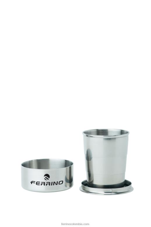vaso plegable de acero inoxidable N2T8B657unisexo Ferrino
