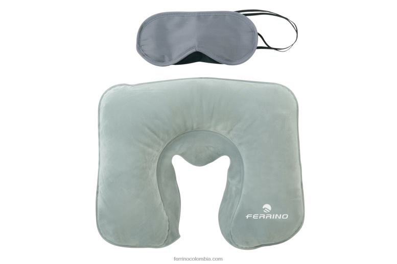 almohada de viaje + antifaz N2T8B434unisexo Ferrino