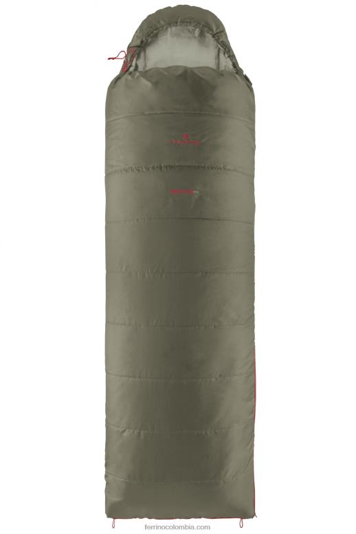 saco de dormir bryce sq zip izquierda verde N2T8B385 cremallera izquierda verde unisexo Ferrino
