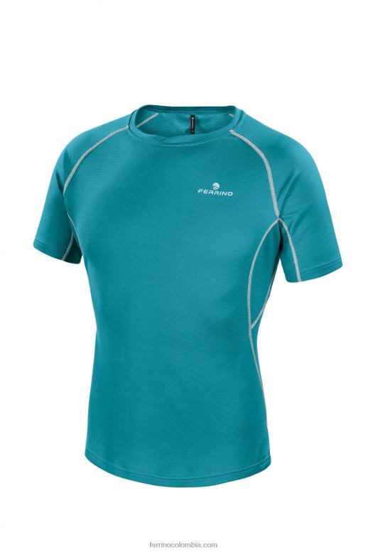 camiseta jaspe hombre azul coral N2T8B182 azul coral hombres Ferrino