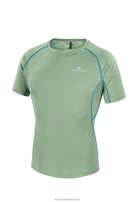 camiseta jaspe hombre verde hielo N2T8B181 verde hielo hombres Ferrino