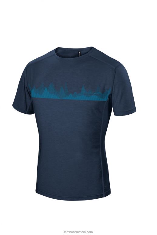 coruel camiseta hombre azul oscuro N2T8B171 azul oscuro hombres Ferrino