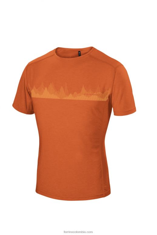 coruel camiseta hombre cálida naranja N2T8B173 naranja cálido hombres Ferrino