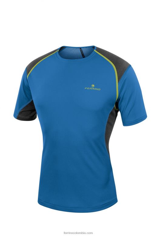 ollomont camiseta hombre azul brillante N2T8B169 azul brillante hombres Ferrino
