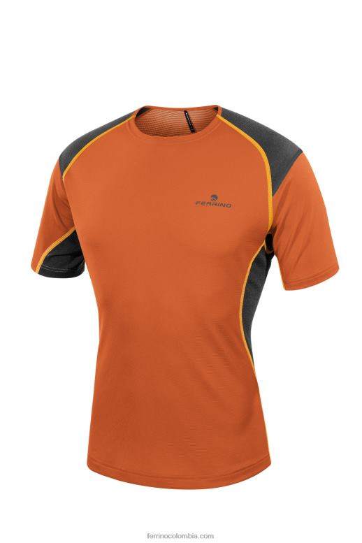 ollomont camiseta hombre cálida naranja N2T8B170 naranja cálido hombres Ferrino