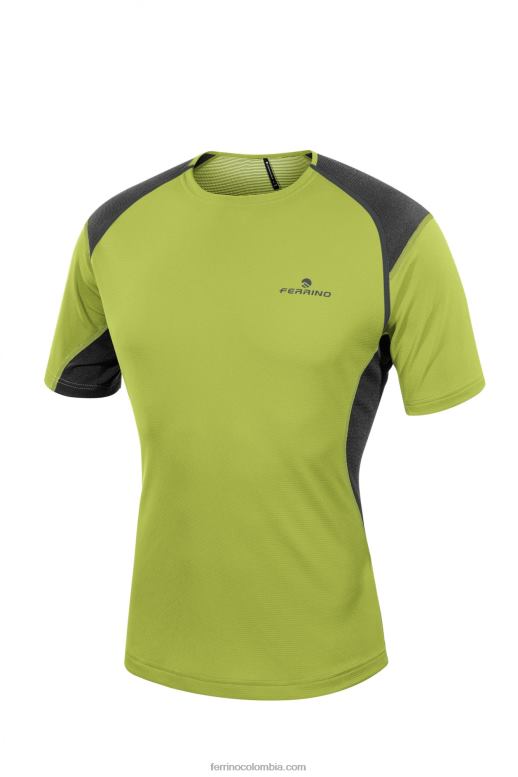 ollomont camiseta hombre verde ácido N2T8B168 verde ácido hombres Ferrino