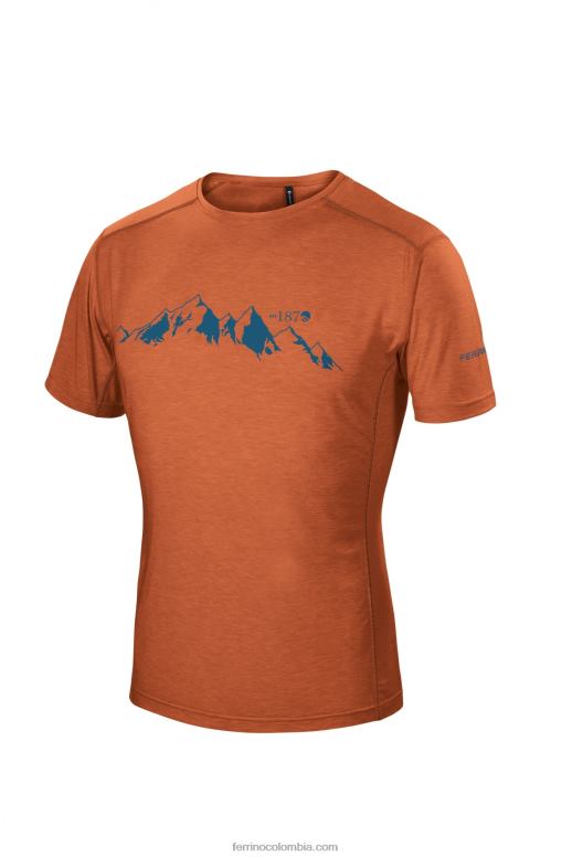 yoho camiseta hombre naranja oscuro N2T8B180 naranja oscuro hombres Ferrino