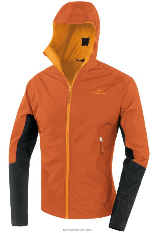 chaqueta ural hombre cálida naranja N2T8B139 naranja cálido hombres Ferrino