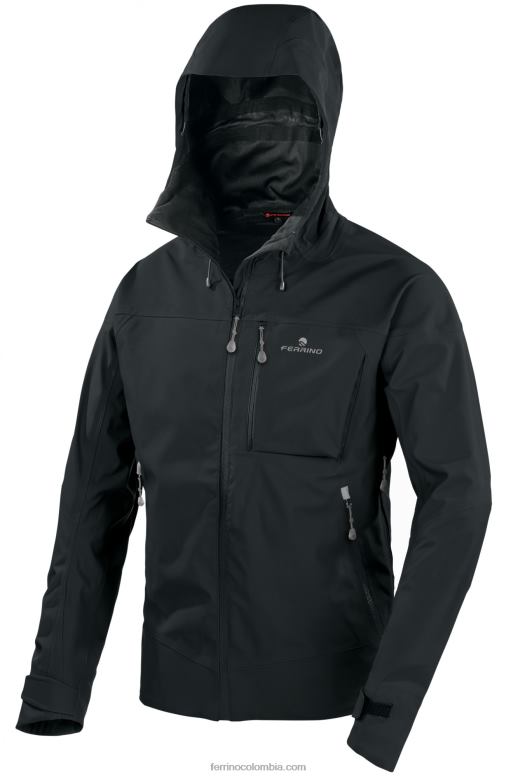 chaqueta valdez hombre negra N2T8B136 negro hombres Ferrino