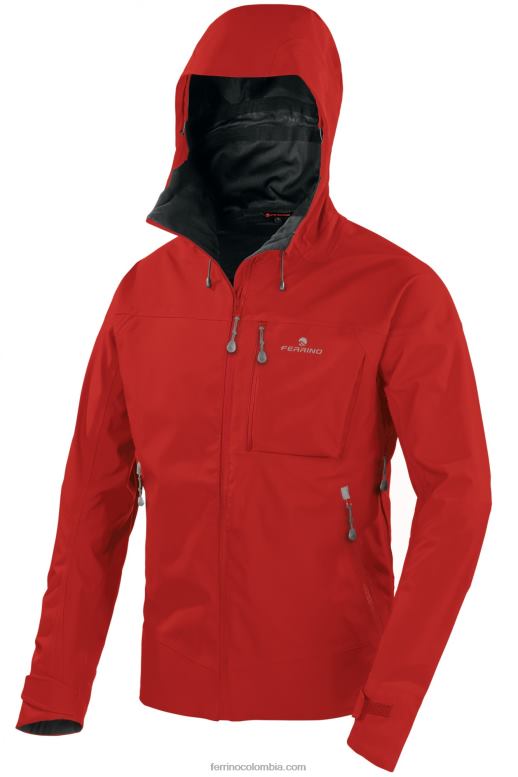 chaqueta valdez hombre rojo oscuro N2T8B135 rojo oscuro hombres Ferrino