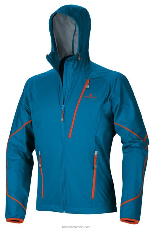 hoste chaqueta hombre azul brillante N2T8B145 azul brillante hombres Ferrino