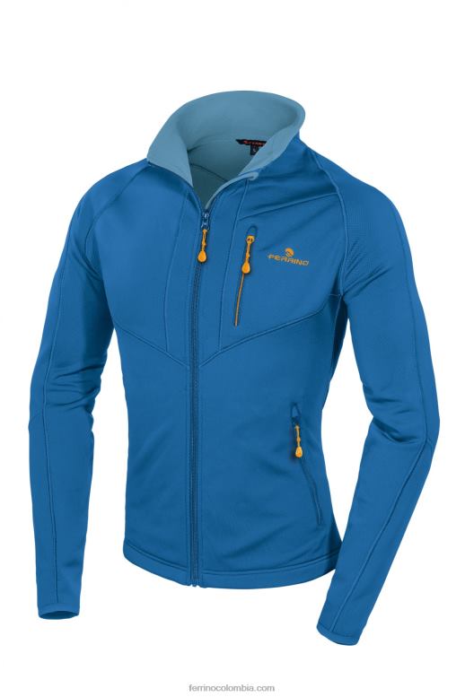 tete rousse chaqueta hombre azul brillante N2T8B156 azul brillante hombres Ferrino