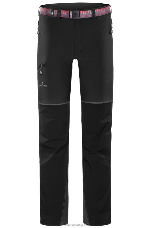 monviso pantalones hombre negro N2T8B190 negro hombres Ferrino