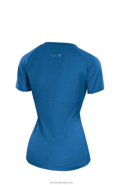 coruel camiseta mujer azul brillante N2T8B322 azul brillante mujer Ferrino