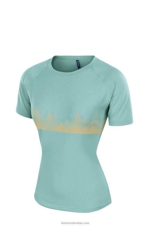 coruel camiseta mujer cielo claro N2T8B321 cielo claro mujer Ferrino