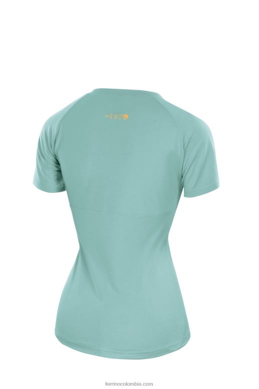 coruel camiseta mujer cielo claro N2T8B321 cielo claro mujer Ferrino