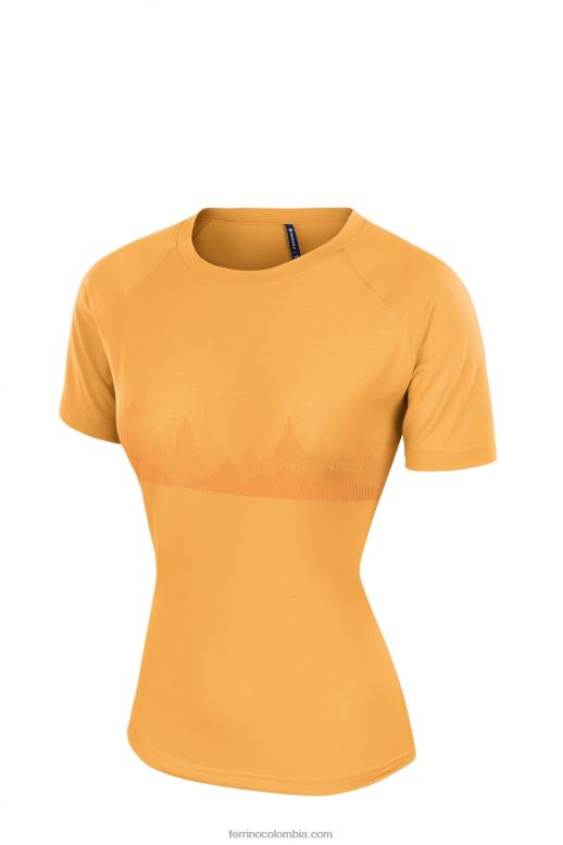coruel camiseta mujer naranja claro N2T8B320 naranja claro mujer Ferrino