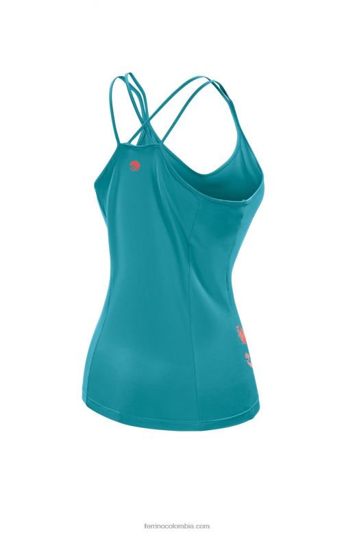 kenai camiseta sin mangas mujer azul coral N2T8B329 azul coral mujer Ferrino