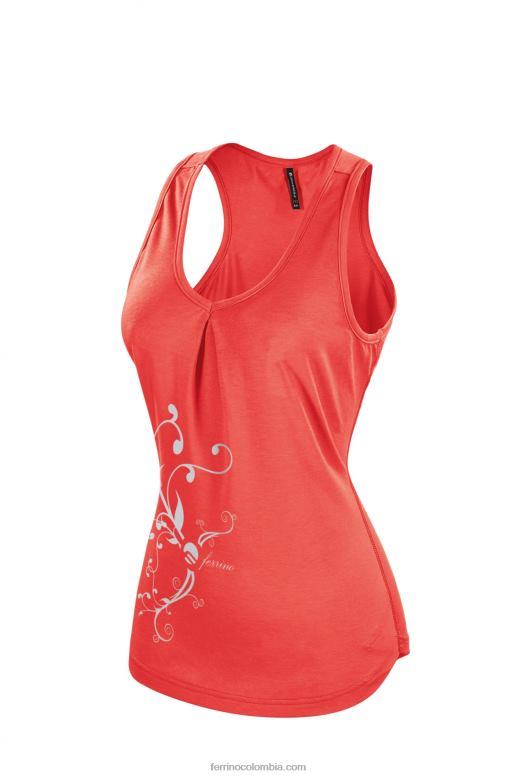 tanque torngat mujer rojo coral N2T8B328 rojo coral mujer Ferrino