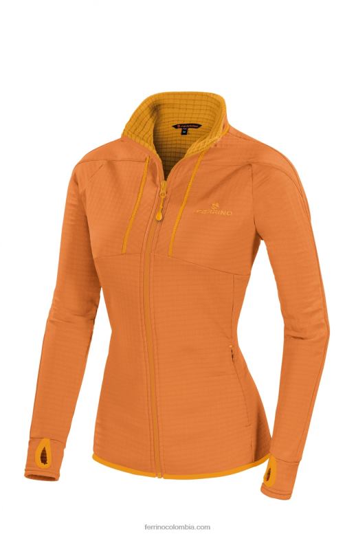 chaqueta kluane mujer naranja oscuro N2T8B316 naranja oscuro mujer Ferrino