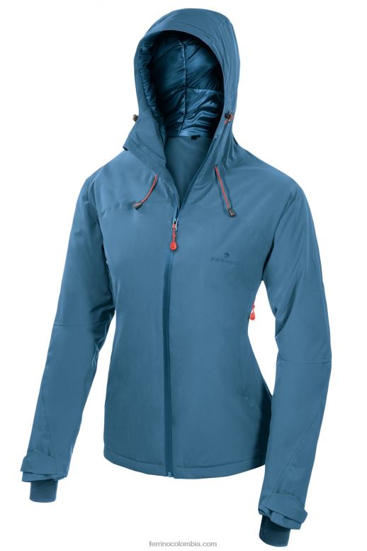 chaqueta yenisei mujer azul brumoso N2T8B356 azul brumoso mujer Ferrino